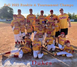 Tournament Champs 1RookieA Dukes